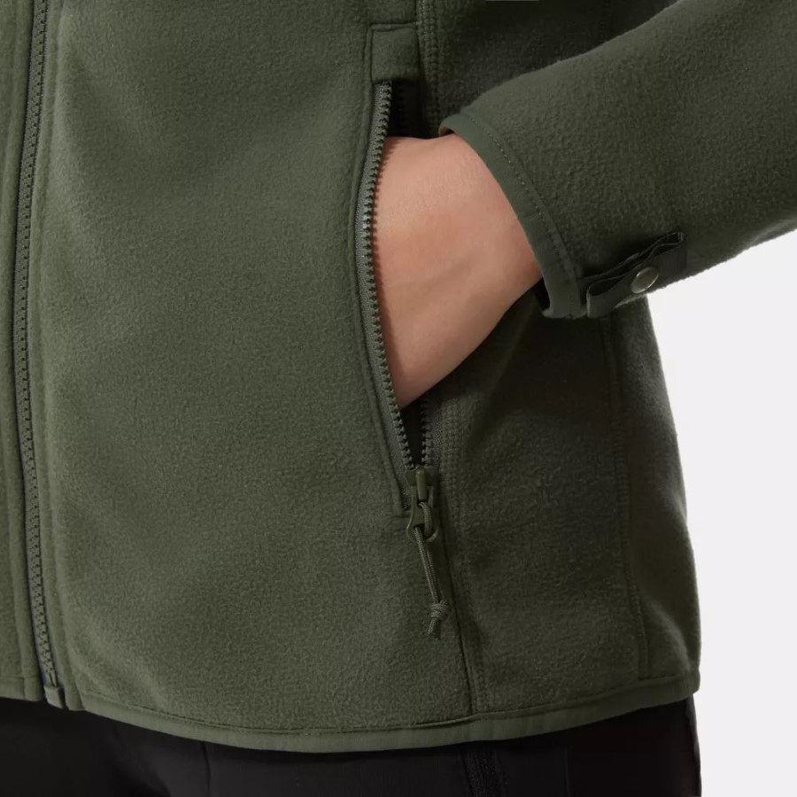 The North Face Women 100 Glacier Full Zip פליס טימין