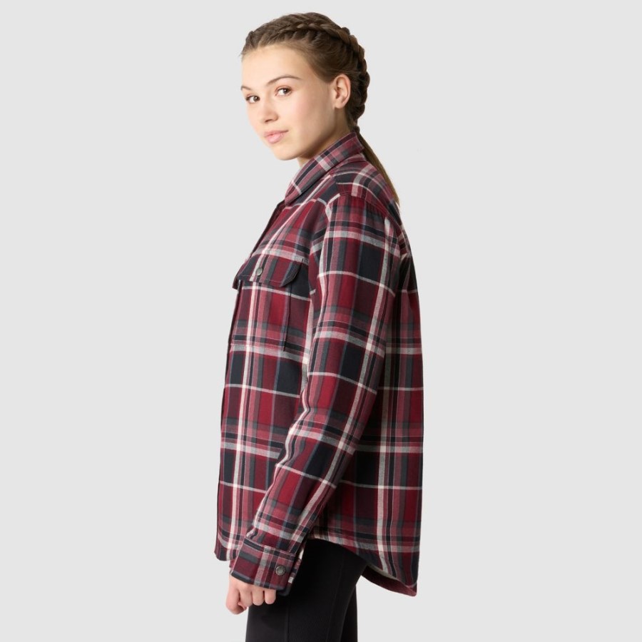 The North Face נשים קמפשייר חולצת ג\'ינג\'ר גדולה