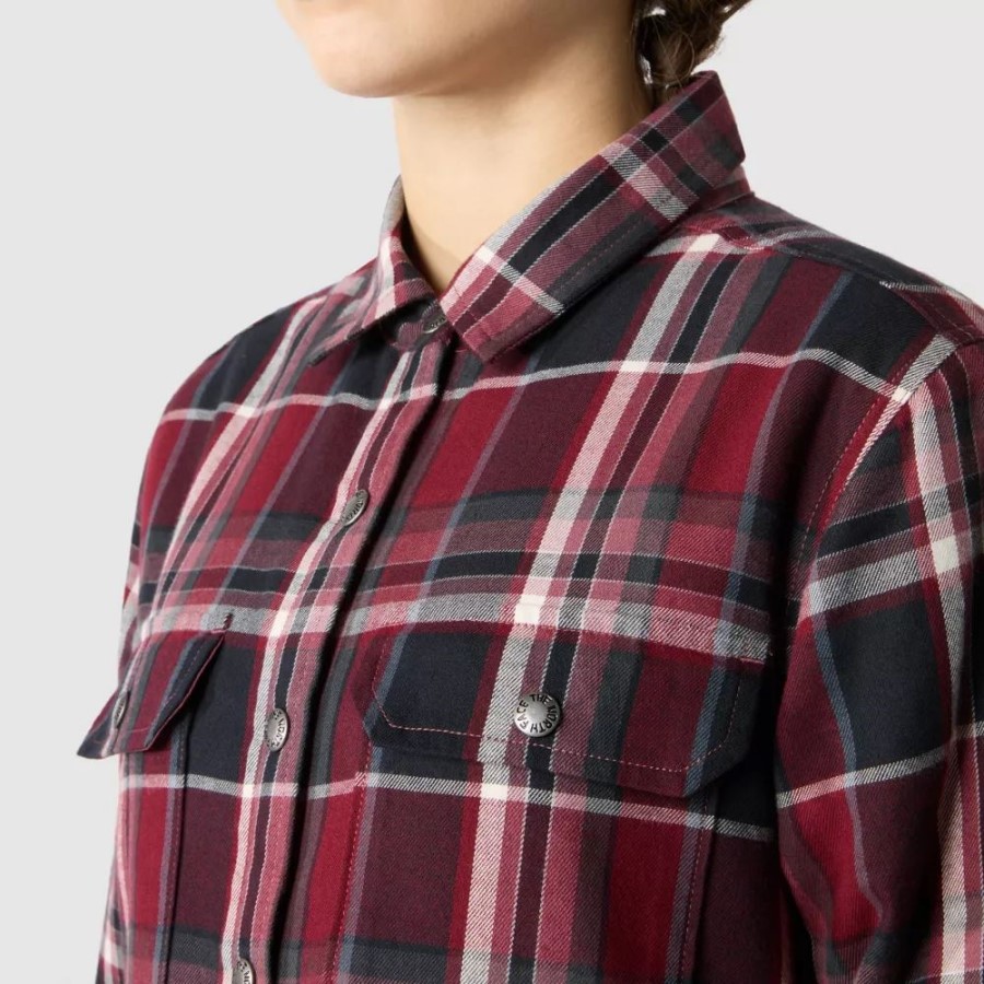 The North Face נשים קמפשייר חולצת ג\'ינג\'ר גדולה