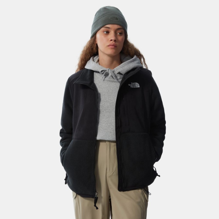 The North Face נשים Denali 2 מעיל צמר שחור