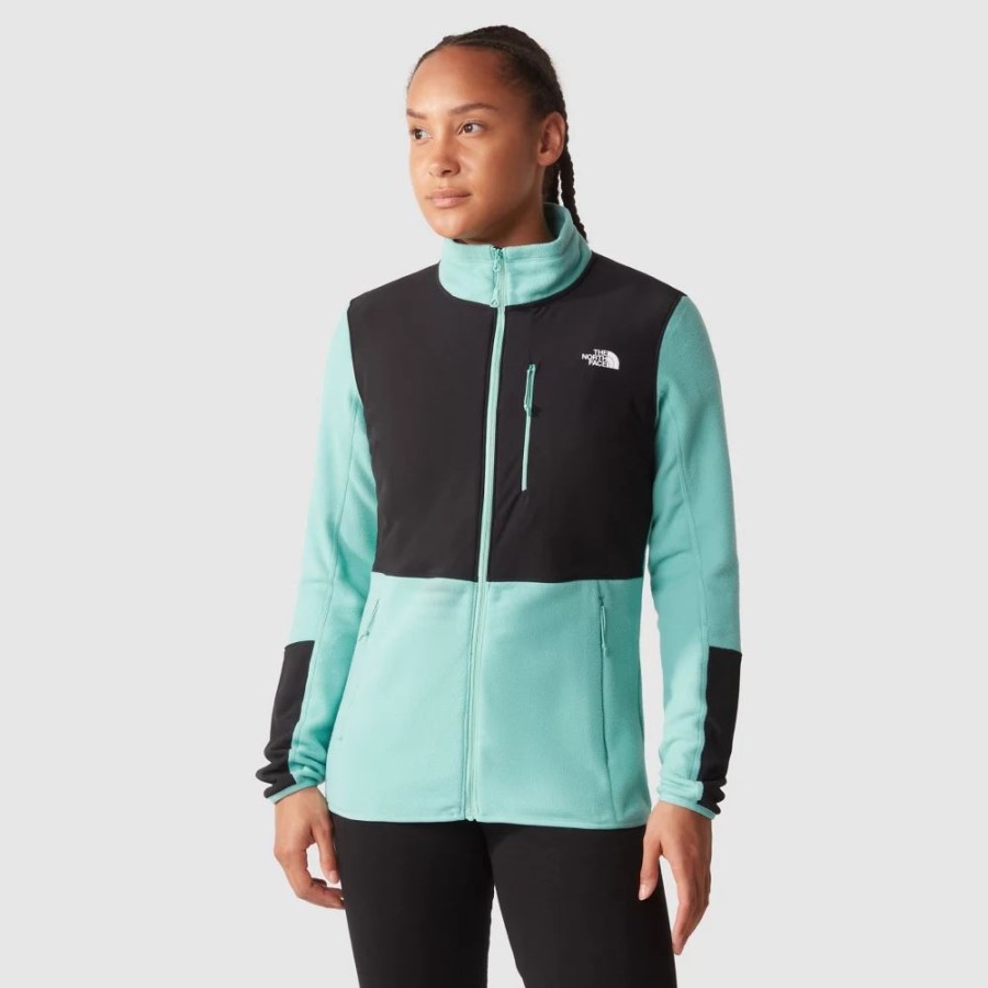 The North Face נשים Diablo Midlayer פליס ווסאבי שחור