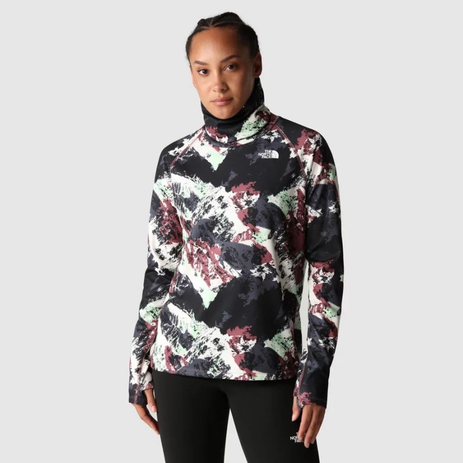 The North Face נשים Dragline Baselayer חולצת טריקו ג'ינג'ר