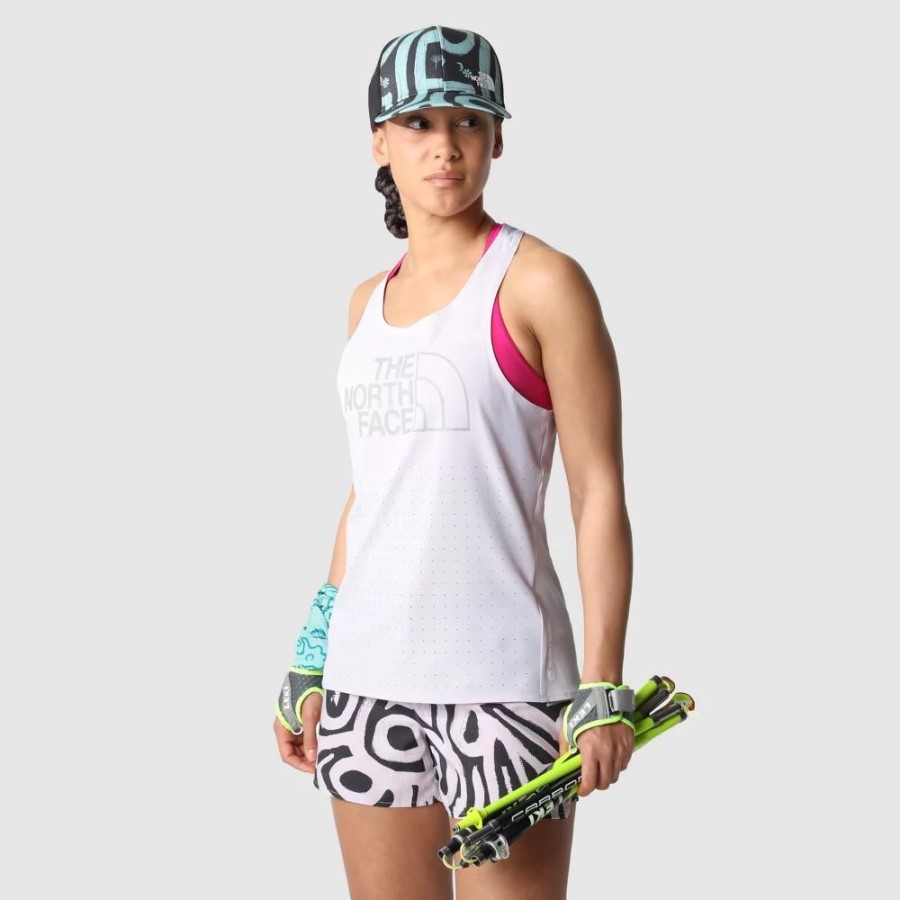 The North Face נשים טיסה סדרת גופייה חסרת משקל לבנדר ערפל