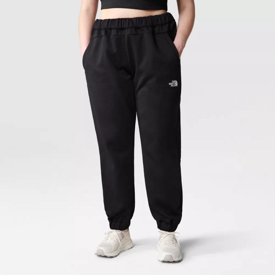 מכנסי צמר אימונים במידות גדולות לנשים, The North Face שחורים