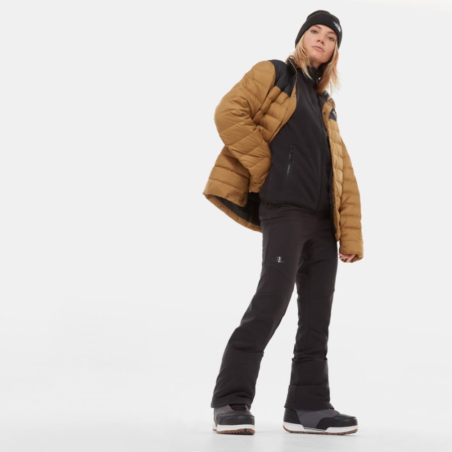 The North Face נשים סנגה מכנסי סקי שחורים