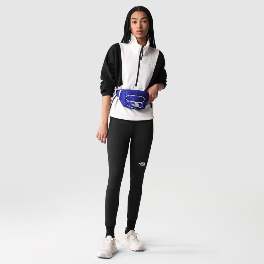 The North Face נשים Tka Attitude 1/4 צמר רוכסן לבן