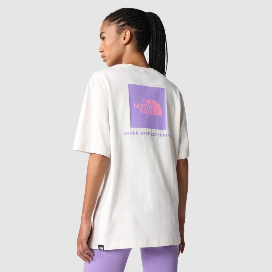 וינטג' לבן נשים רגוע חולצה רדבוקס הצפון פנים