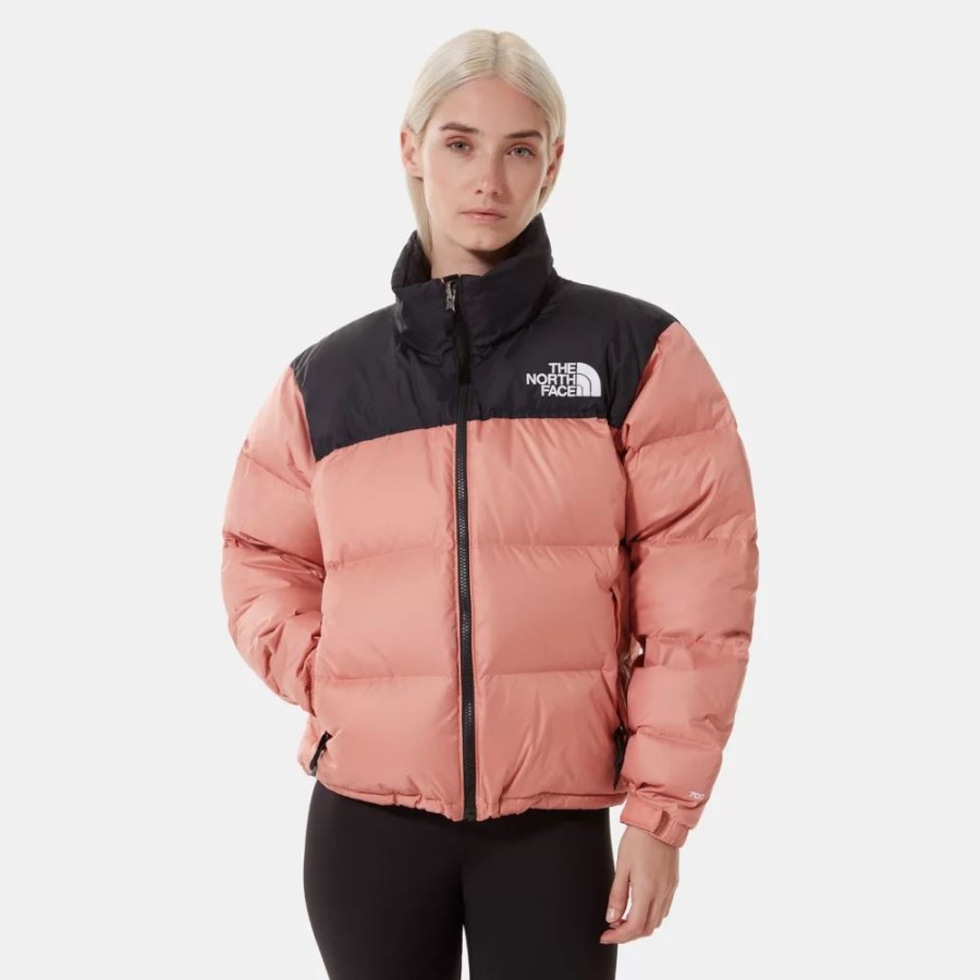 נשים 1996 ז'קט רטרו Nuptse The North Face עלה שחר