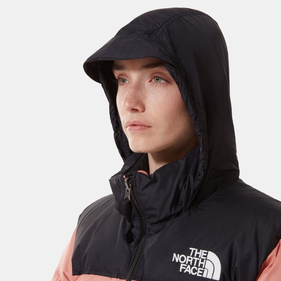 נשים 1996 ז\'קט רטרו Nuptse The North Face עלה שחר