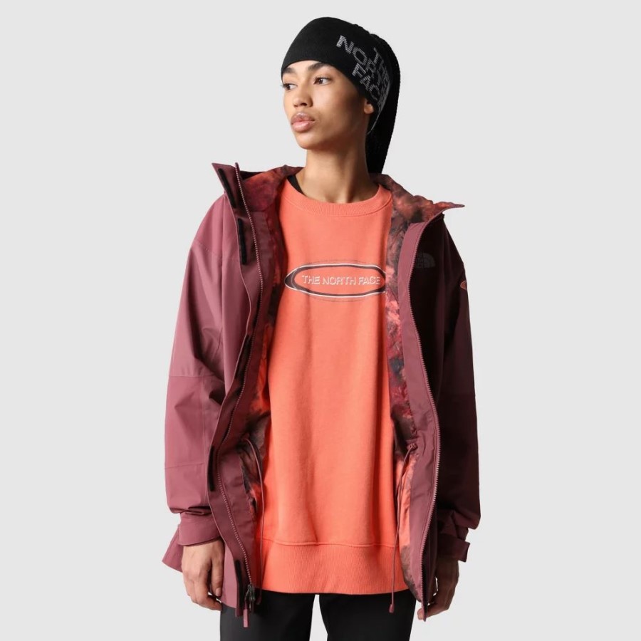 נשים 2000 ז'קט הרים ג'ינג'ר הפנים הצפוני