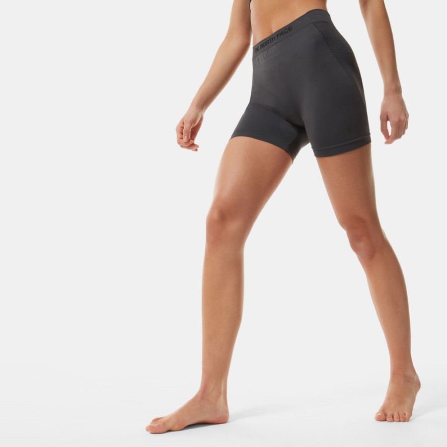 מכנסי בוקסר אקטיביים לנשים אפור הפנים הצפוני