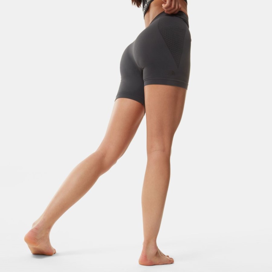 מכנסי בוקסר אקטיביים לנשים אפור הפנים הצפוני