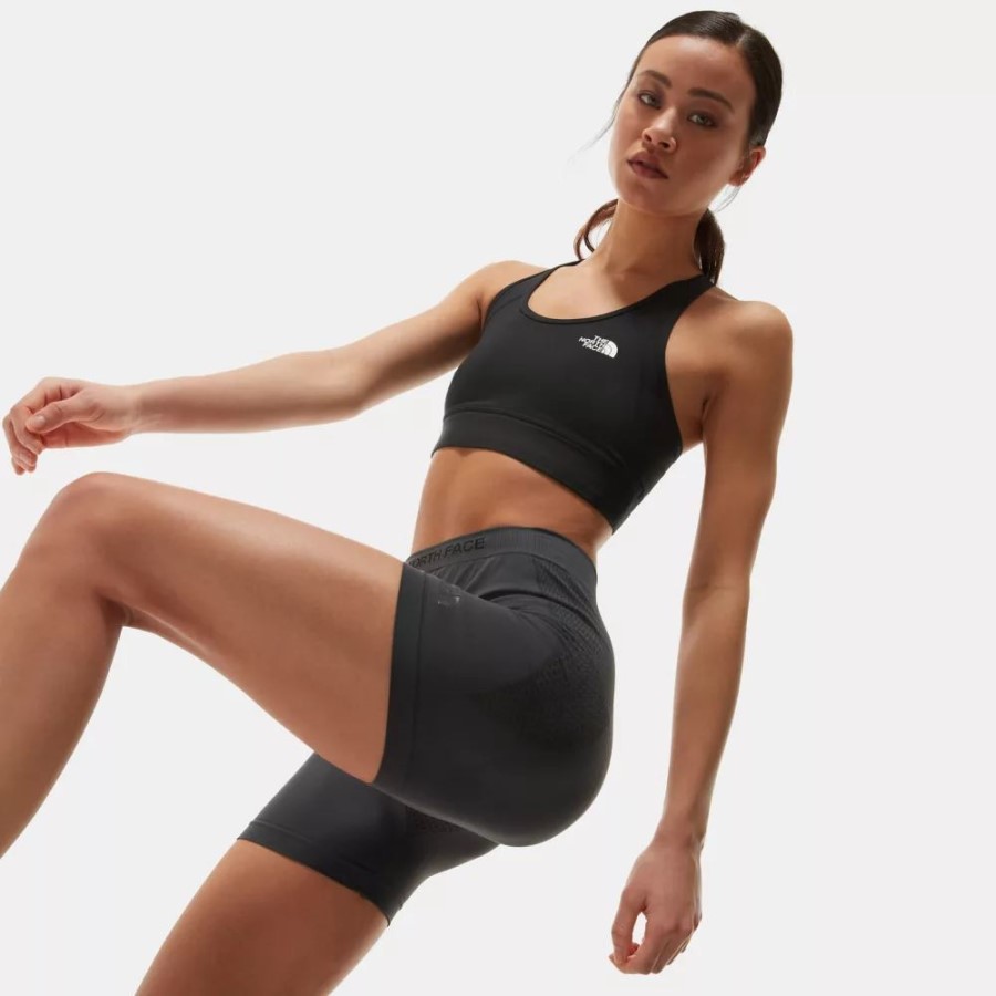 מכנסי בוקסר אקטיביים לנשים אפור הפנים הצפוני