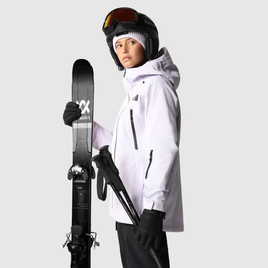 נשים מעיל לבנדר ערפל החזית הצפונית