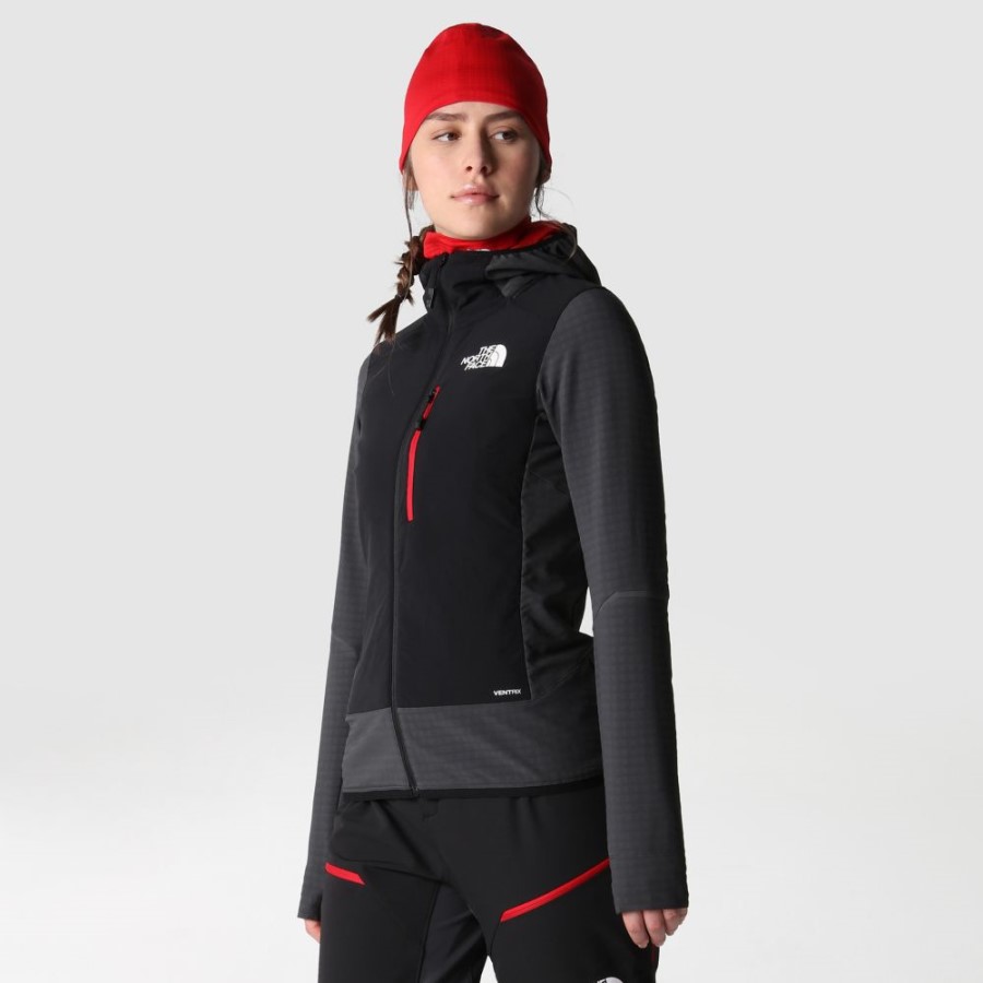 נשים שחר להפוך היברידית Ventrix Midlayer Jacket The North Face אפור