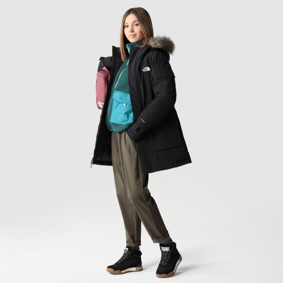 נשים Royal Arch מעיל צמר רוכסן מלא The North Face ירוק