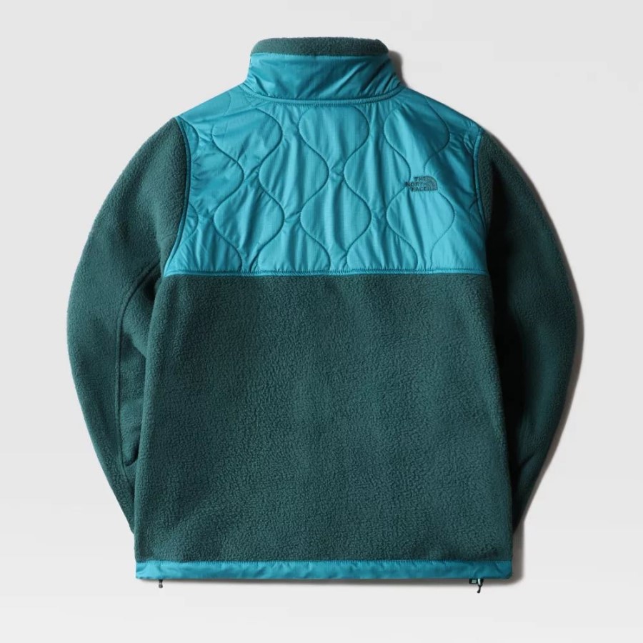 נשים Royal Arch מעיל צמר רוכסן מלא The North Face ירוק