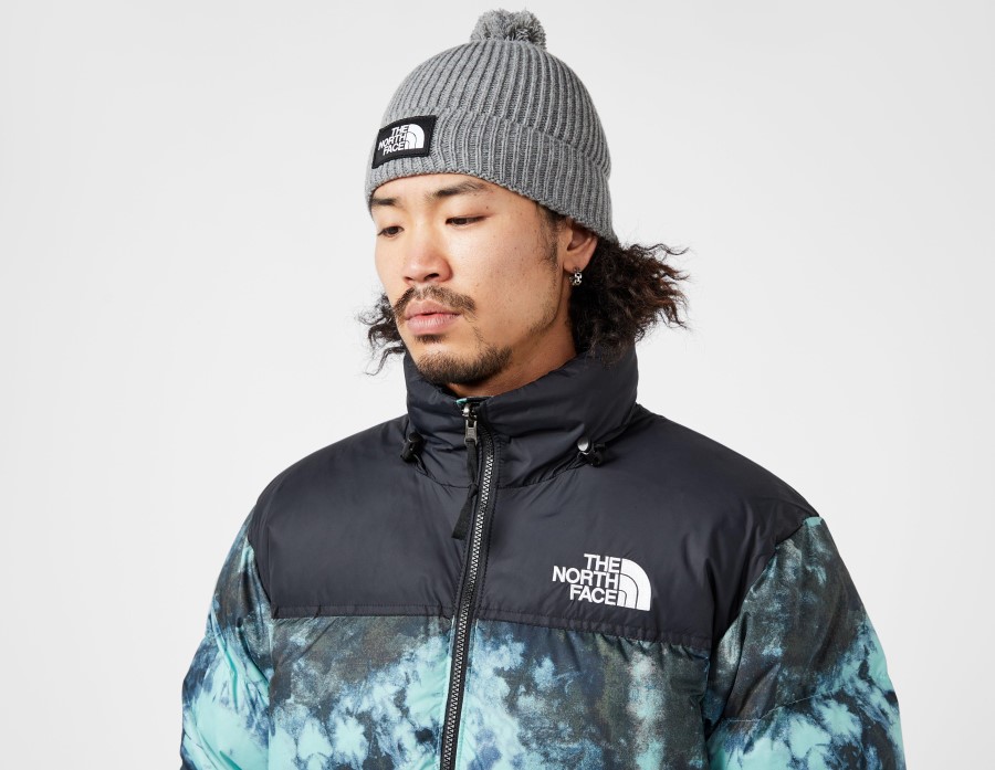 Tnf Box Pom Beanie The North Face אפור