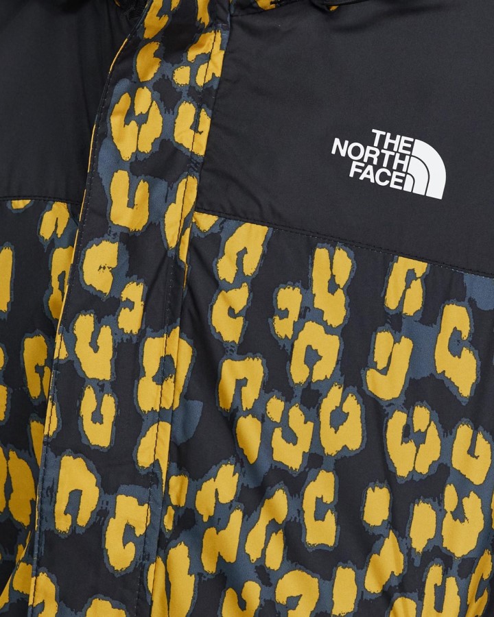 Arrowwood צהוב מודפס הידרנלין מעיל רוח החזית הצפונית