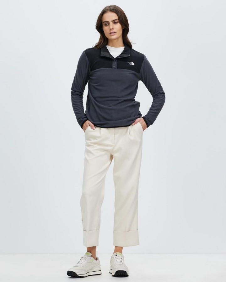 אפור Tka קרחון צמר צוואר צמר הפנים הצפוני