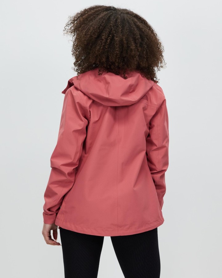 ה-North Face Dryzzle ז\'קט צפחה עם אור עתידי