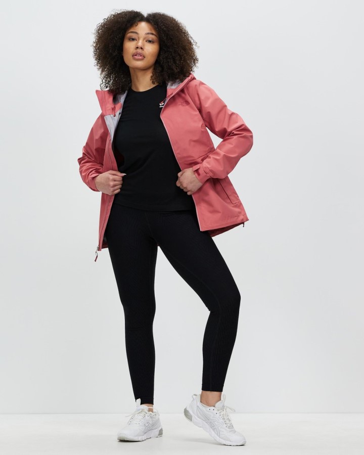 ה-North Face Dryzzle ז\'קט צפחה עם אור עתידי