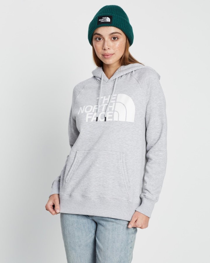 קפוצ'ון סוודר חצי כיפה אפור ה-north Face חדש