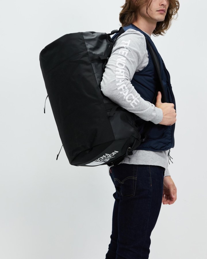 Black & White The North Face Base Camp Duffel