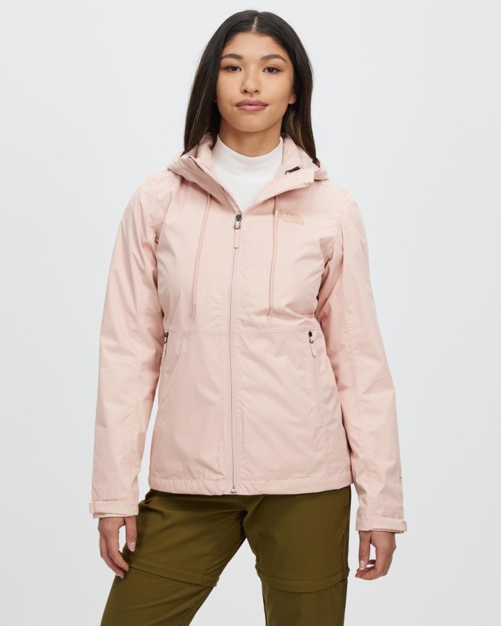 Arrowood Triclimate מעיל חול ורוד החזית הצפונית