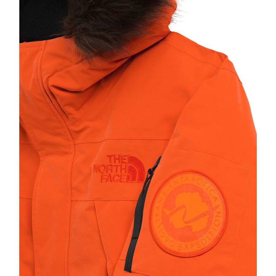 מסע גברים כתום אדום Mcmurdo Parka The North Face