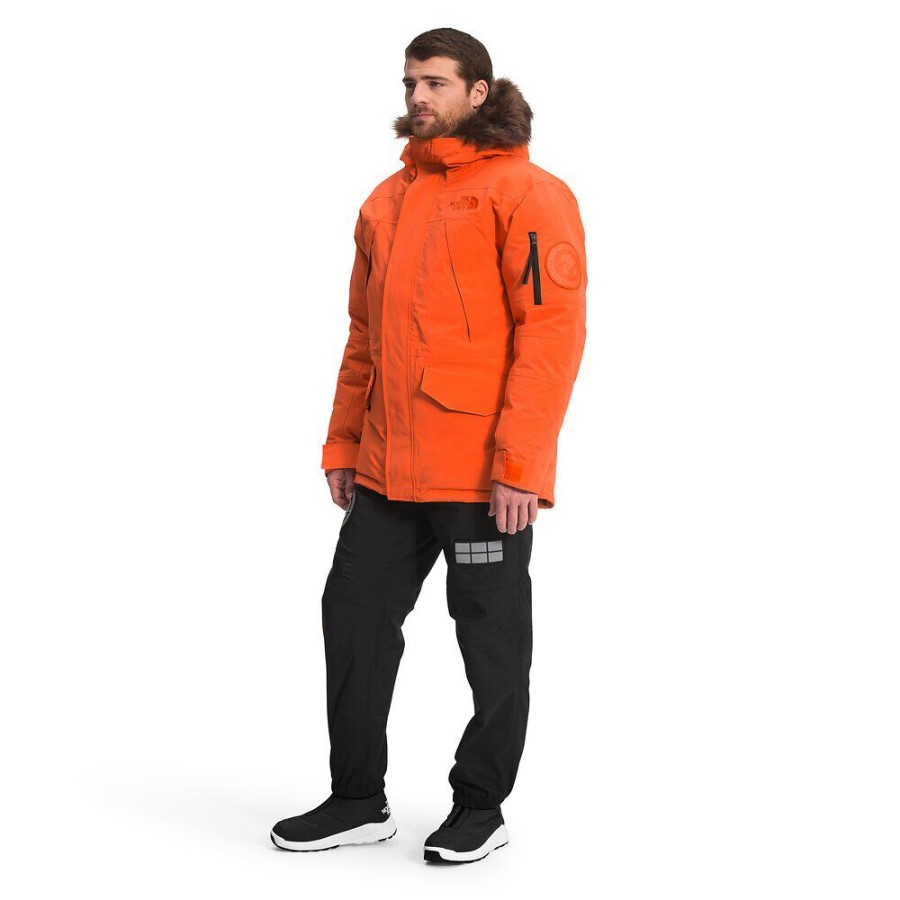 מסע גברים כתום אדום Mcmurdo Parka The North Face