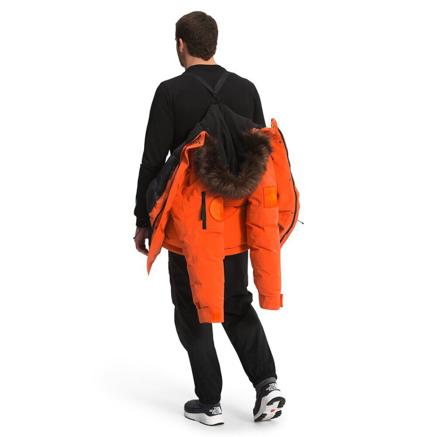 מסע גברים כתום אדום Mcmurdo Parka The North Face