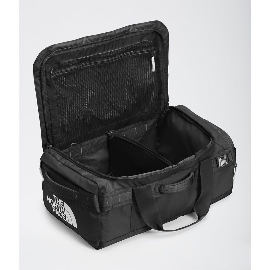 מחנה הבסיס Voyager Duffel שחור הפנים הצפוני