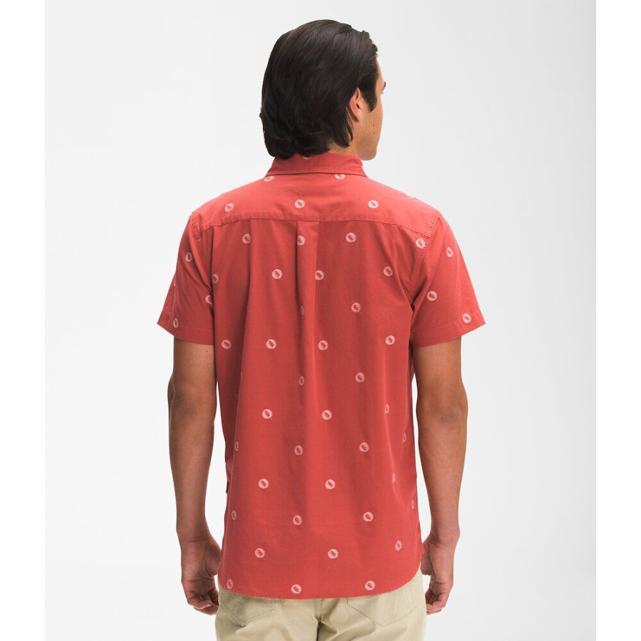 תיקון דוב אדום ה-North Face גברים חולצת Baytrail עם שרוולים קצרים