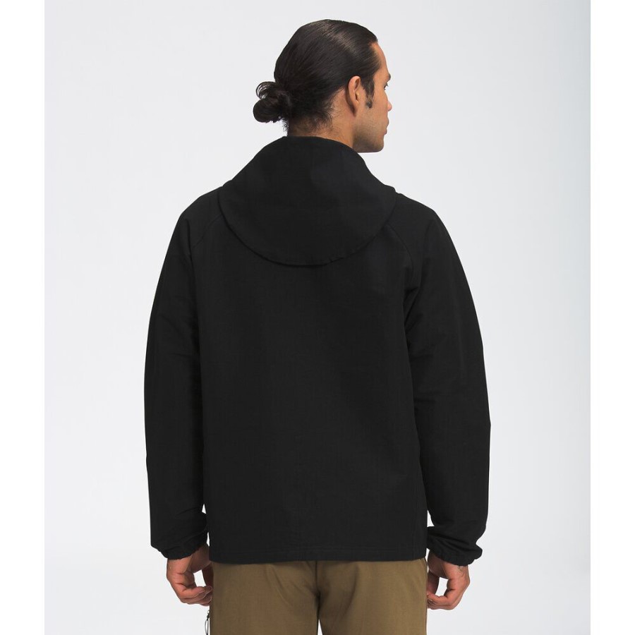 גברים שחורים Class V Fanorak סוודר הצפון