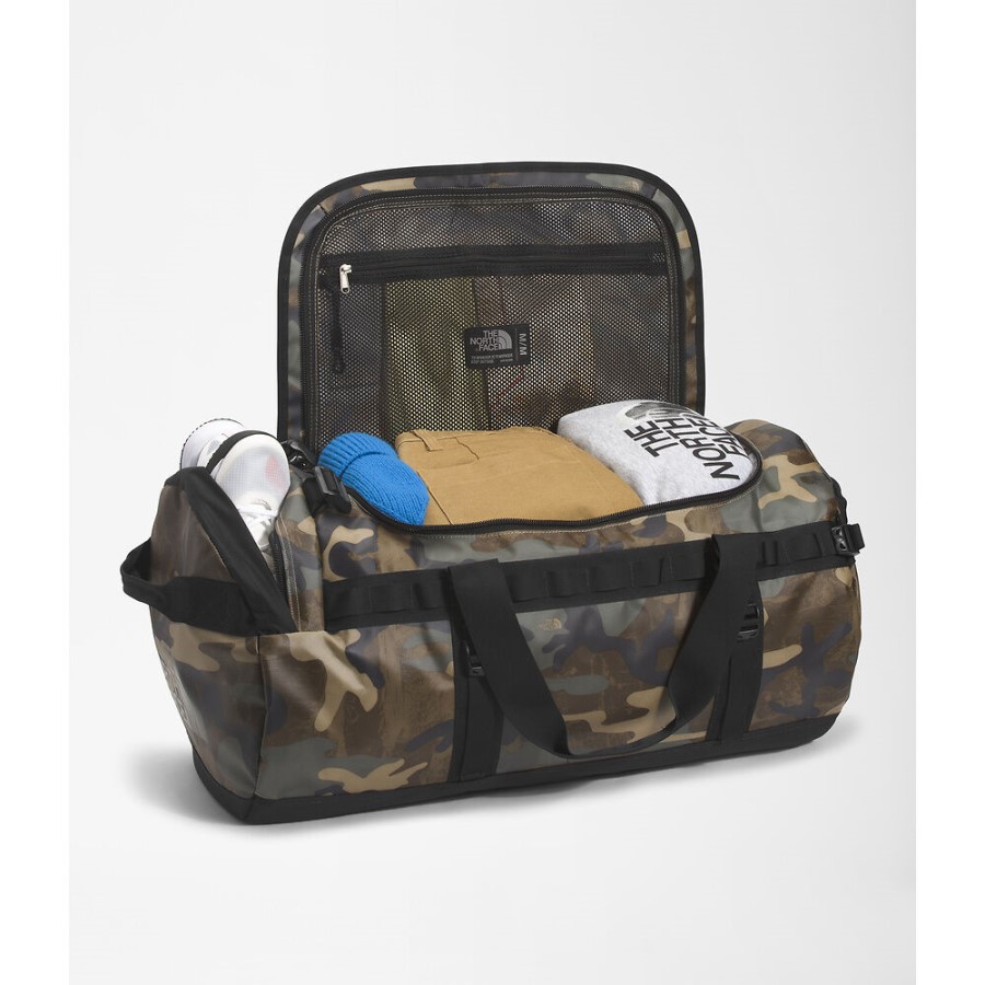 The North Face Tan Camo Print Base Camp Duffel