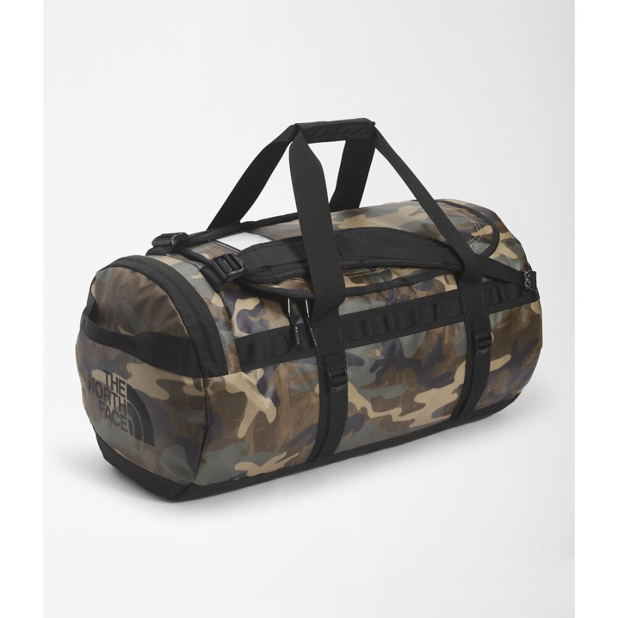 The North Face Tan Camo Print Base Camp Duffel