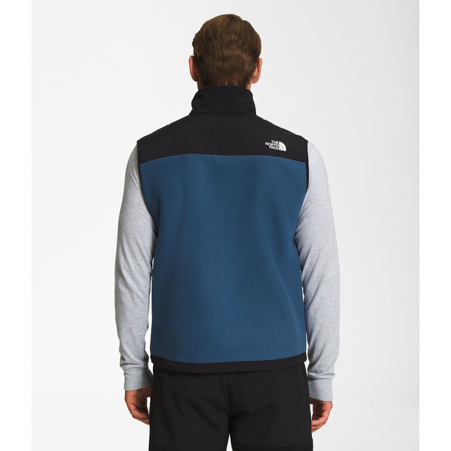 גברים דנאלי פליסה אפוד הפנים הצפוני כחול מוצל