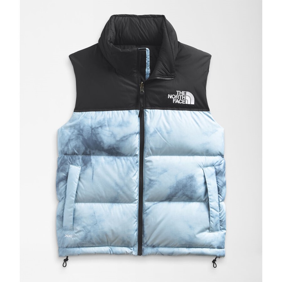 Beta Blue The North Face נשים מודפס 1996 אפוד נפטס רטרו