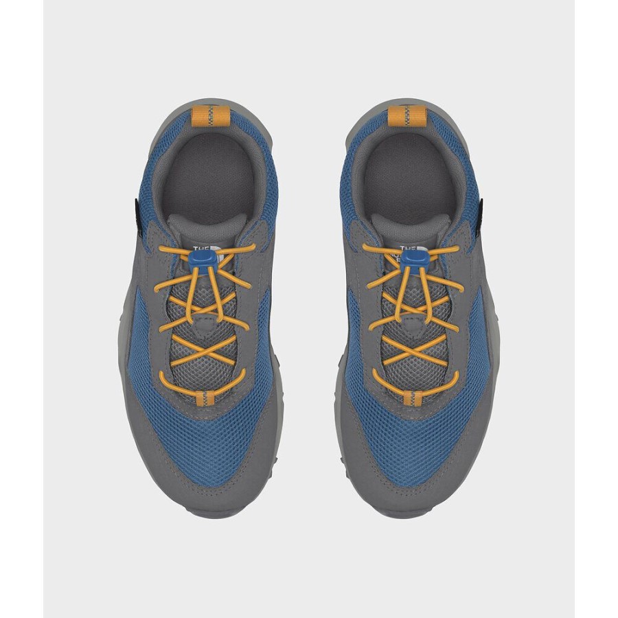 The North Face אפור ג\'וניור קיפוד מטייל II נעליים עמידות למים