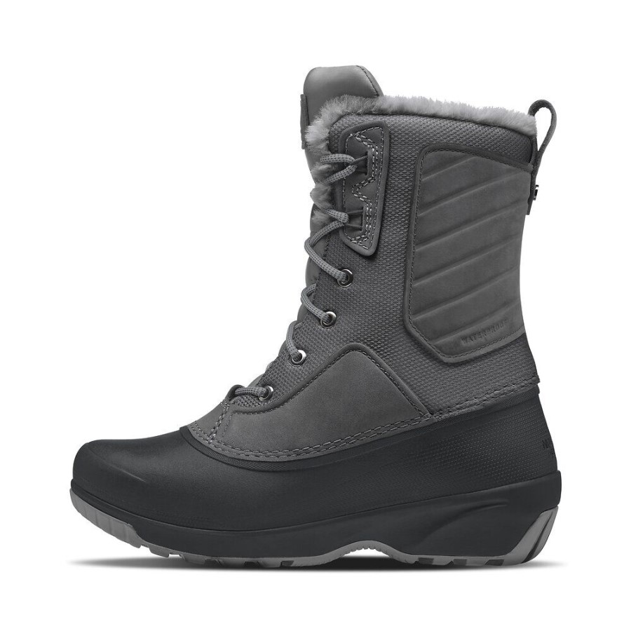 גריי The North Face נשים Shelista IV מגפיים עמידים למים באמצע