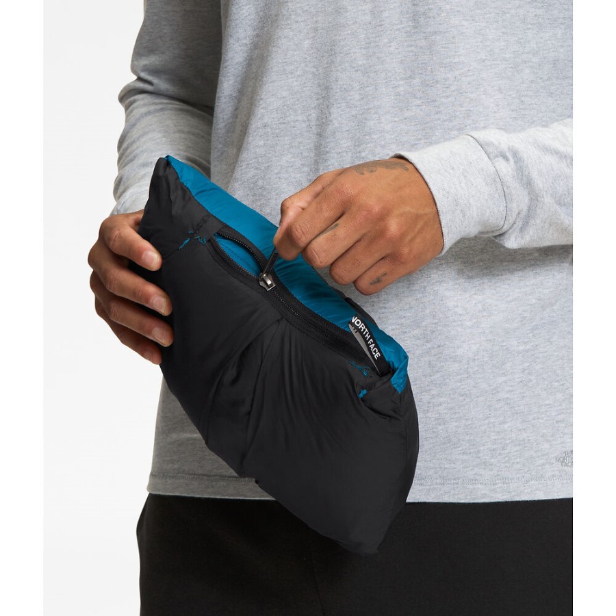 גברים 1996 רטרו Nuptse אפוד Banff Blue The North Face