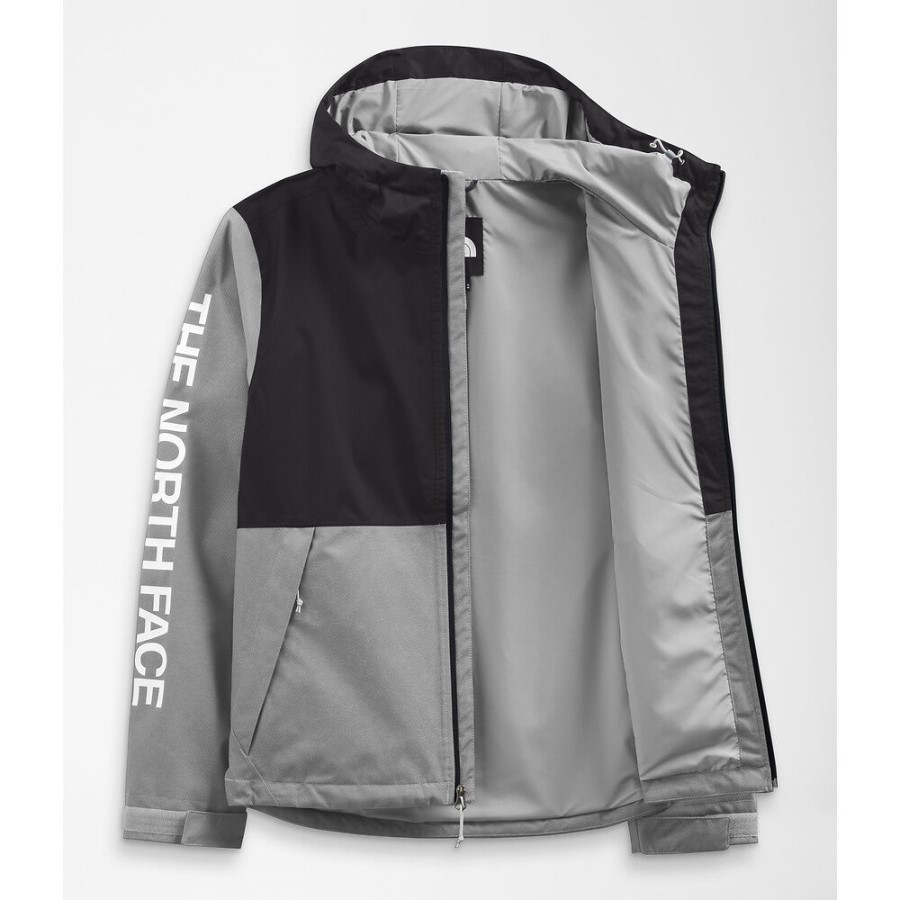 ז\'קט מילרטון חדשני עם הדפס גברים אפורים ב-North Face