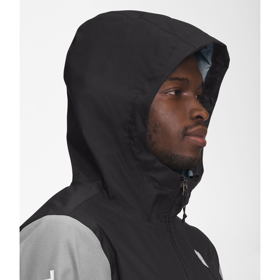 ז\'קט מילרטון חדשני עם הדפס גברים אפורים ב-North Face