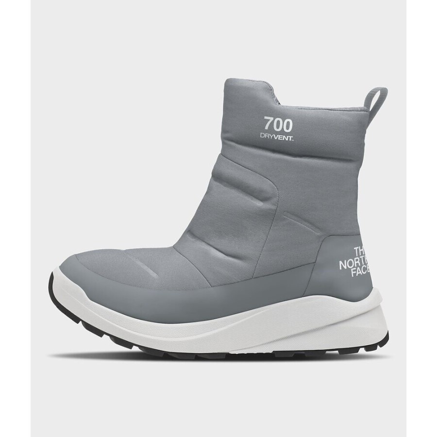 The North Face גברים Nuptse II מגפיים אטומות למים אפור