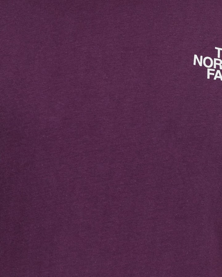 Blackberry Wine The North Face תיבת שרוול קצר Nse טי