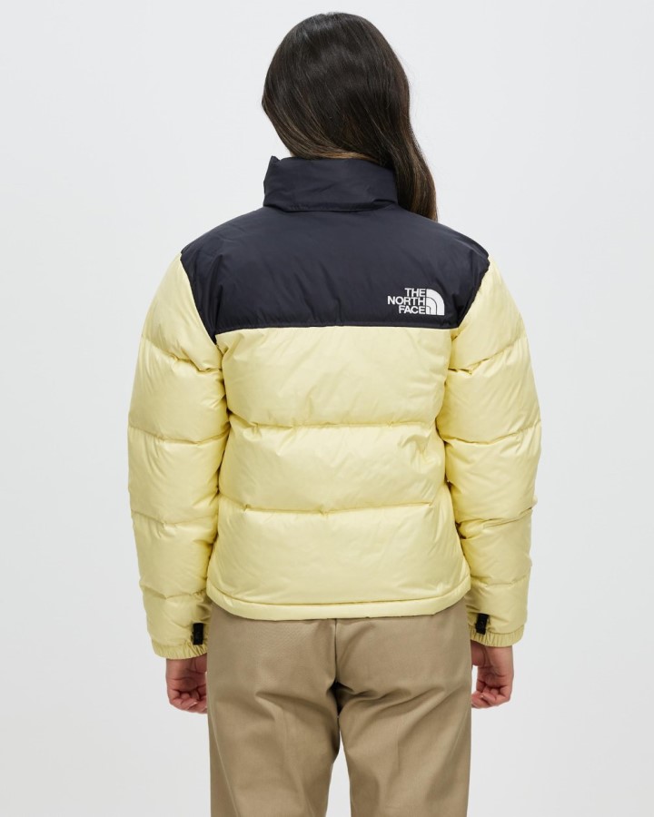 מעיל בננה חיוור ה-North Face משנת 1996 ז\'קט רטרו