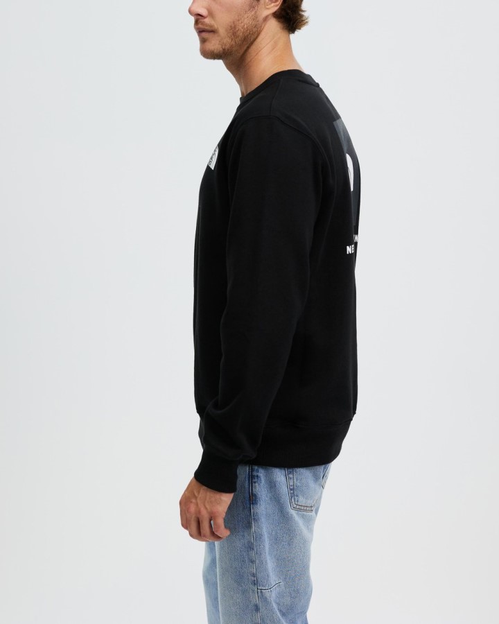 בוקס Nse צוות סווטשירט שחור הפנים הצפוני