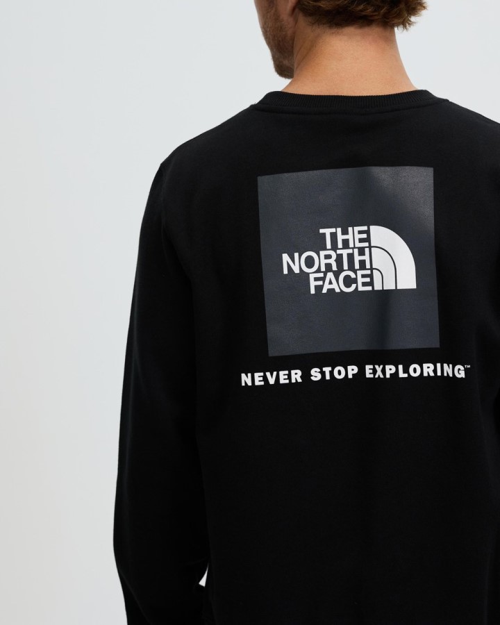 בוקס Nse צוות סווטשירט שחור הפנים הצפוני