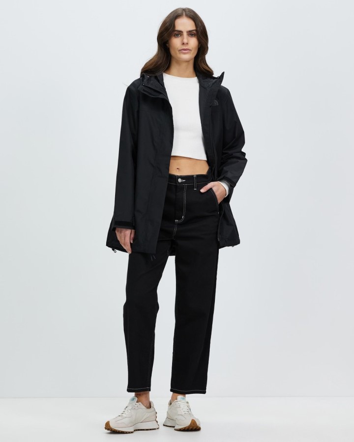 פרקה עמיד למים Voyage Midi The North Face שחור